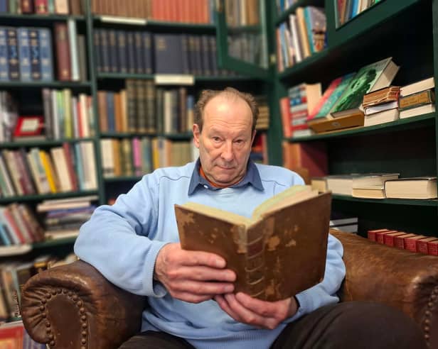 Nick Kaszuk owner of  Trinity Books in Carrick-on-Shannon.