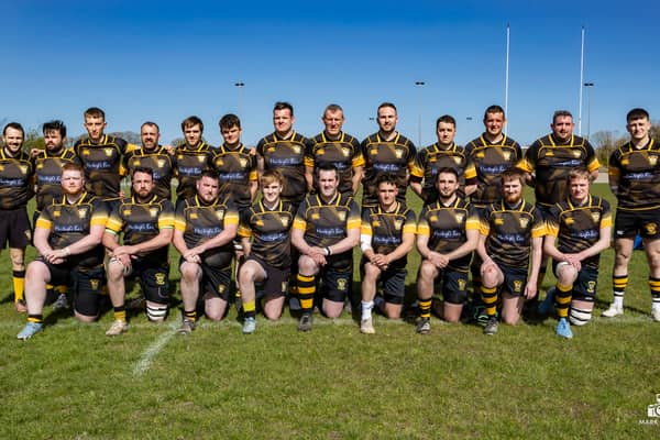 Carrick Rugby team that lined up against Galwegians in 2025