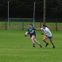 St Joseph's Carmel McGovern on the ball against St Mary's in Cloone Picture: Willie Donnellan