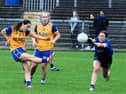 Action from the 2025 Leitrim LGFA SFC Final - St Joseph's are trying to stop Glencar Manorhamilton from winning seven titles in a row Picture: Willie Donnellan
