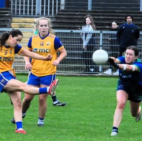 Action from the 2025 Leitrim LGFA SFC Final - St Joseph's are trying to stop Glencar Manorhamilton from winning seven titles in a row Picture: Willie Donnellan