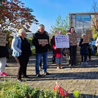 Watch: Protesters say Leitrim council housing  rent increase is 'very unfair'