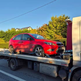 Image of the seized car