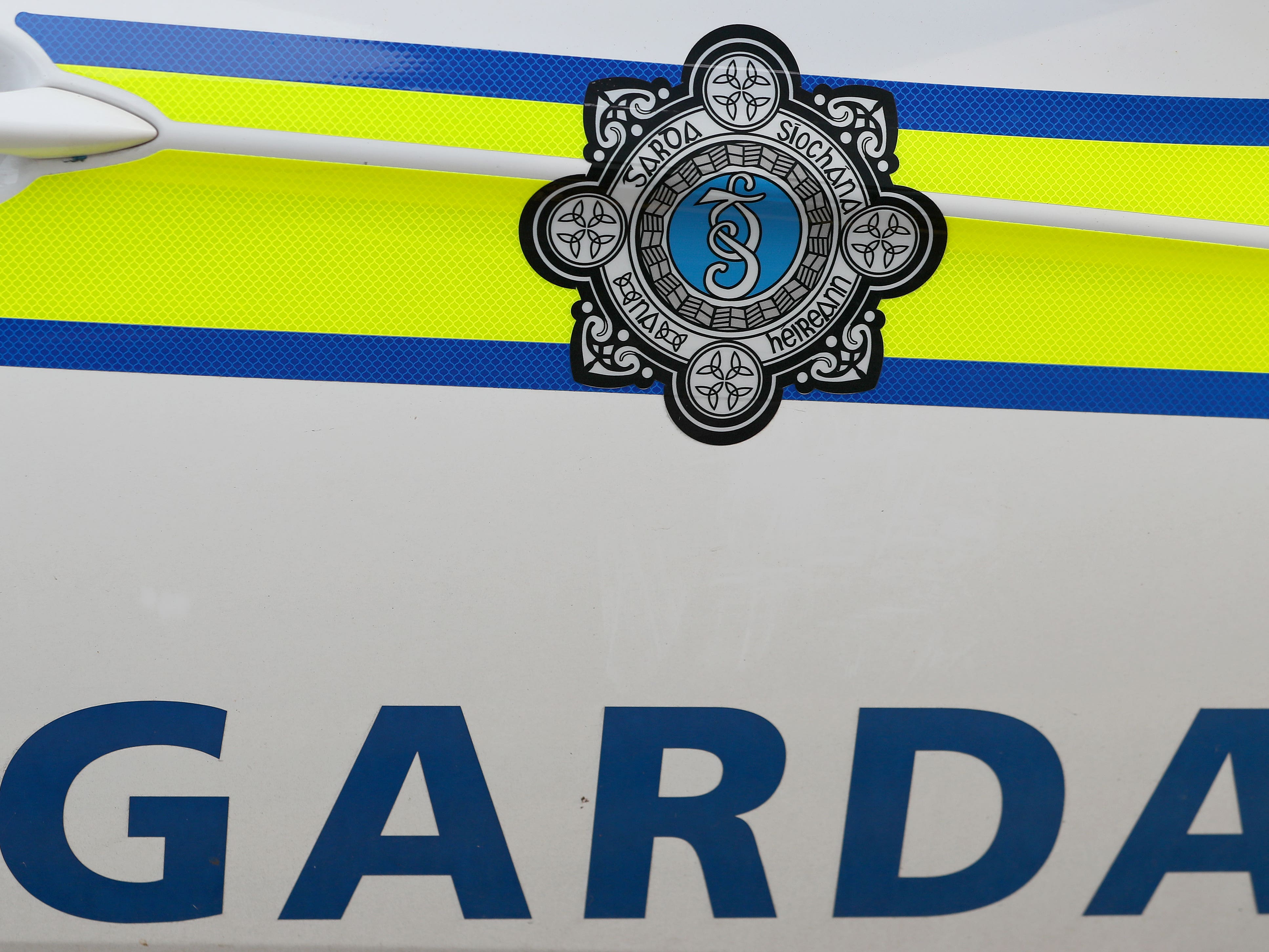 Garda logo on a vehicle