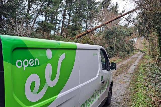 Leitrim County Council will write to eir in relation to loose infrastructure.