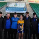 ​Glencar Manorhamilton captain Aoife Gilmartin celebrates with her family after last Saturday's Leitrim LGFA SFC Final in Heartland Credit Union Pairc Sean Mac Diarmada Picture: Willie Donnellan