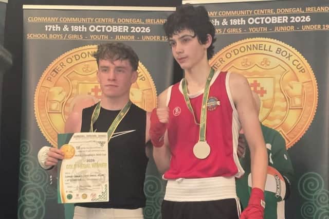 Drumsna Boxing Club’s Matylda Nowak after his final at the Peter O’Donnell Memorial Box Cup