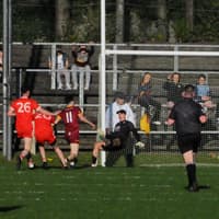 Darren a reluctant Man of the Match in Smith Monumentals IFC Final