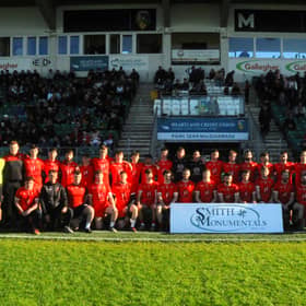 The St Patrick's Dromahair team that contested the 2026 Smith Monumentals IFC Final Picture: Willie Donnellan