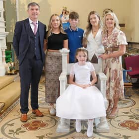 Seán, Ailíse, Seán Óg, Aoibhlinn, Fionnuala and Síomha Maxwell.  