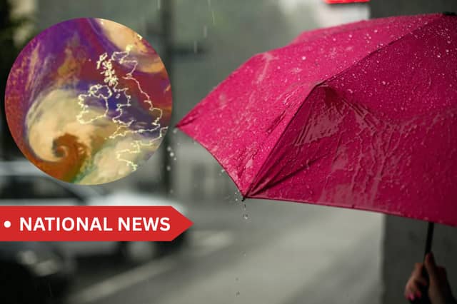Met Éireann is forecasting a wet and windy start to Saturday, with widespread heavy rain