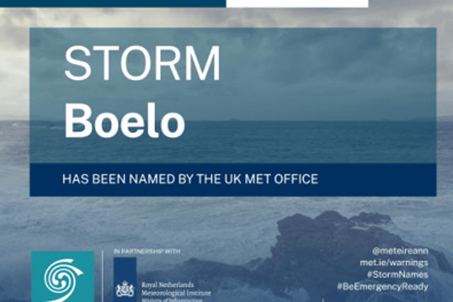 Leitrim County Council has issued advice ahead of Storm Boelo