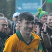 Tom Prior pictured after it was announced he had won the Connacht Gold Leitrim SFC Final Man of the Match last Sunday Picture: Willie Donnellan