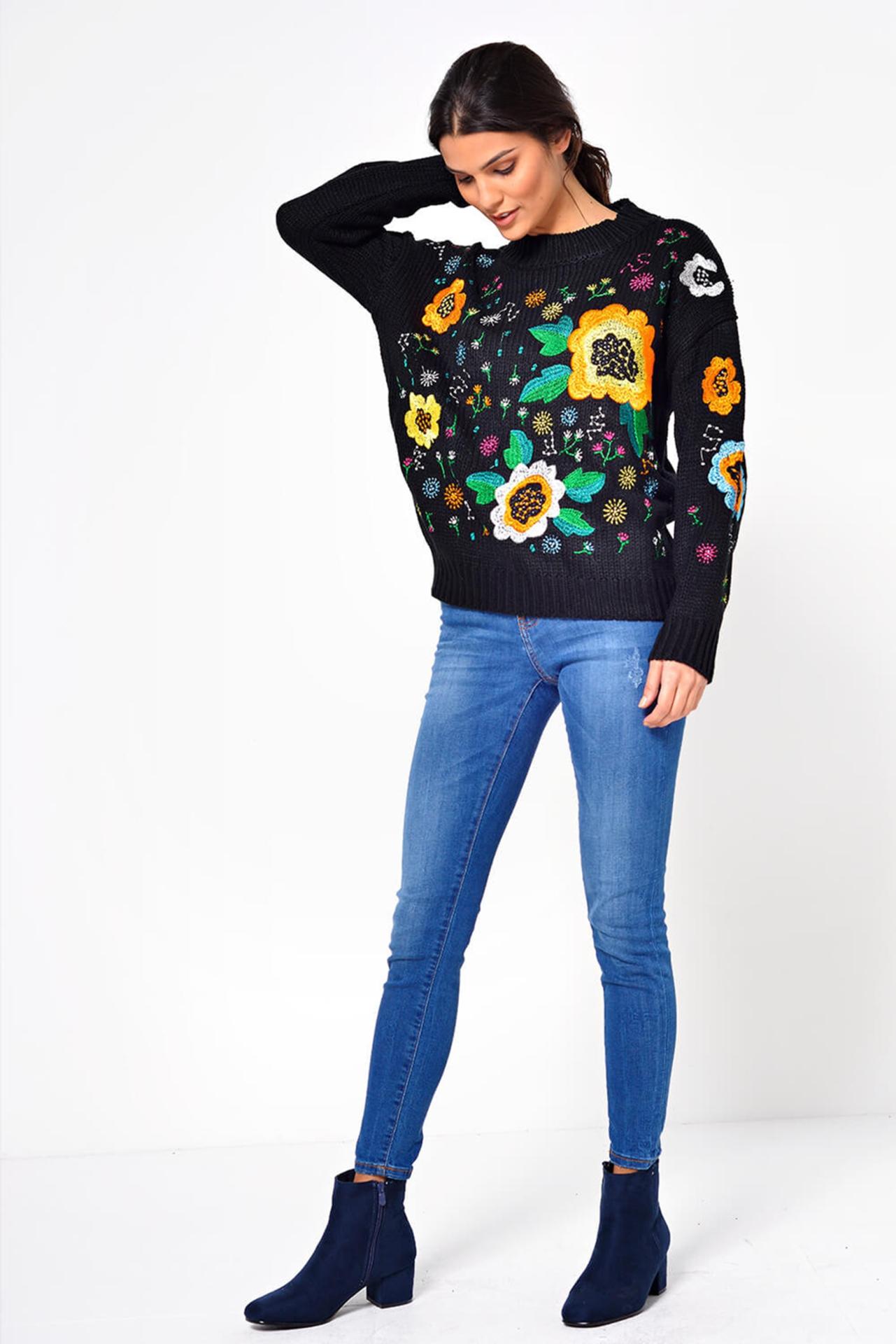 golden spiderweb knitwear