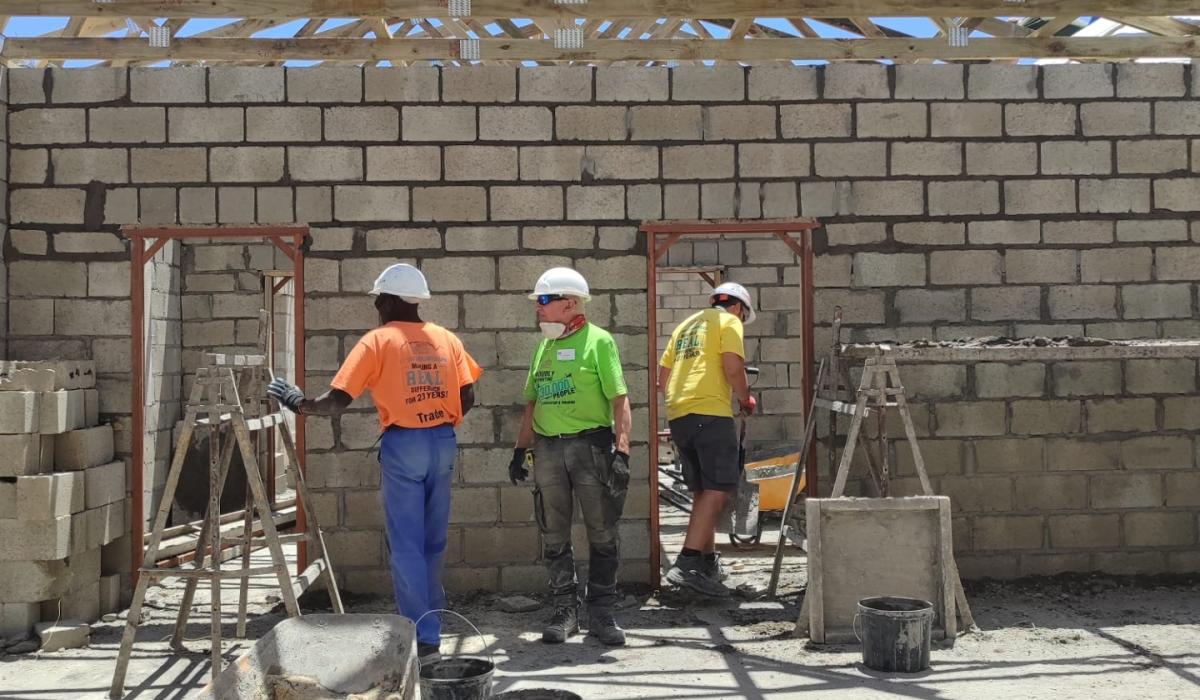 Two Leitrim men roll up sleeves for South Africa school built