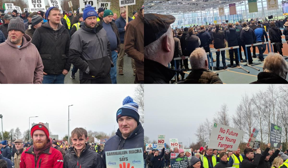 PHOTO GALLERY 20,000 farmers rally in Athlone against EU-Mercosur deal
