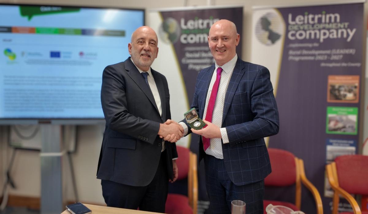 GALLERY: Governor of the Central Bank visits Leitrim