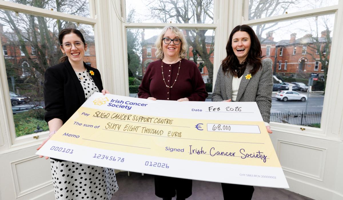 Irish Cancer Society backs free counselling services in Sligo and surrounding areas