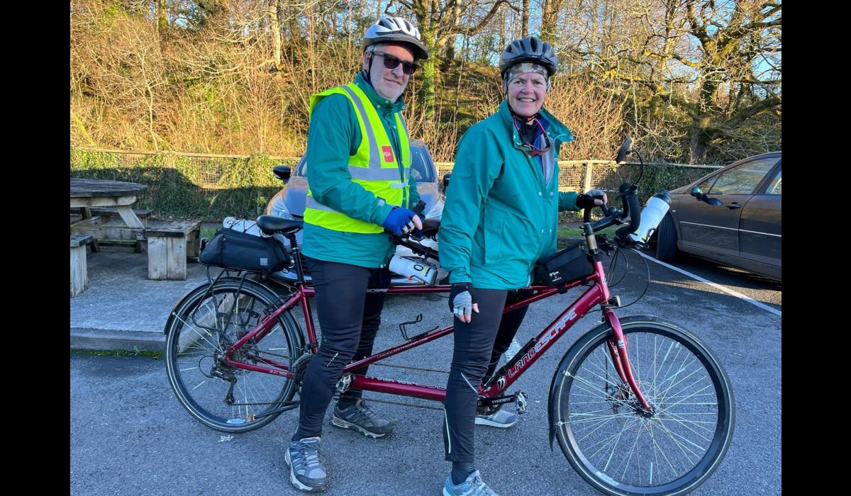 Leitrim couple prepare for extraordinary 600km tandem cycle to support Irish Guide Dogs