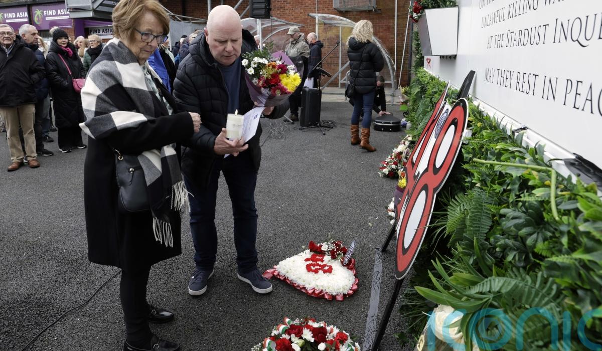 Vigil held in Dublin to remember Stardust victims