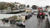 PICTURES: Fuel protest brings traffic to a standstill in Leitrim town