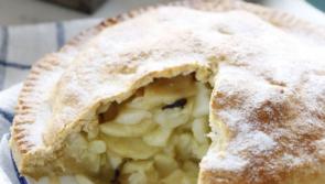 The best of homemade - apple tart and custard