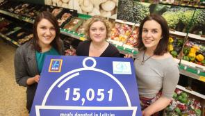 Aldi’s Leitrim stores donate 15,051 meals to local charities