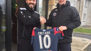 Raffaele Cretaro makes special presentation to Manor Rangers