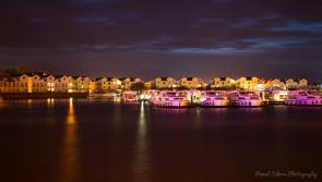 Leitrim town turns purple