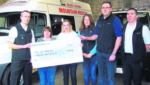 Family of man killed in landslide make donation to rescue team