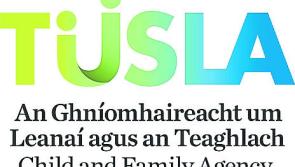 Tusla information stands in local supermarkets