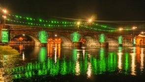 Leitrim bridge goes green