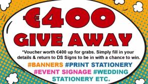 &euro;400 giveway with the Leitrim Observer and DS Signs