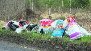 40 bags of rubbish dumped near Keadue