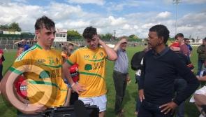 Jeff Stelling and Chris Kamara got a lesson in GAA at the Leitrim V Carlow game