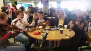 Passengers treated to trad session while waiting at Ireland West Knock Airport