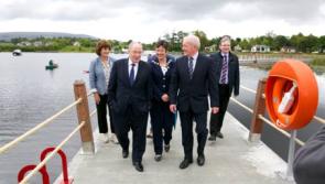 Opening of iconic boardwalk at Blueway in Drumshanbo