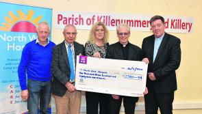 Killenummery parish make cheque presentation to North West Hospice