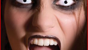 Warning - Do Not wear novelty contact lenses tonight