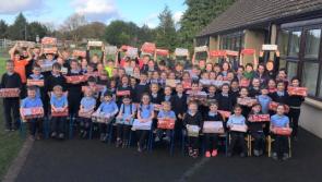 Fenagh school children show real festive spirit by getting behind the Shoebox Christmas Appeal