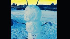 So the snowfall has brought out the artistic side of people in Leitrim!