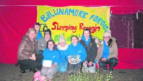 Ballinamore Foróige Club sleep-out  a  huge success