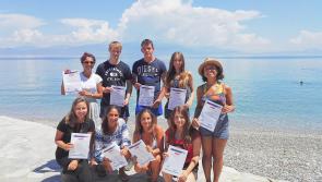 Local lads 'very lucky' to not get caught in Greek fires