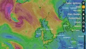 Track the progress of Storm Callum as it makes landfall this evening