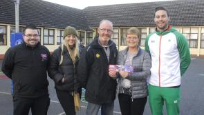 Gallery | Bornacoola NS students enjoy training session with Irish sprinter Brian Gregan