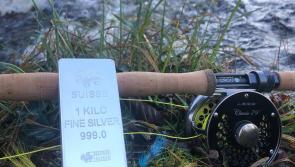 A kilo of silver on offer for whoever catches the first salmon on the Drowes!