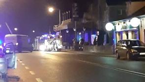 Emergency services have responded to reports of a fire in a former Leitrim hotel