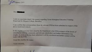 Concerns by Department over lack of consultation over proposed school closures