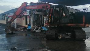 Digger used to steal atm in Fermanagh