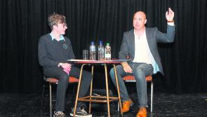 Bestselling author visits budding writers in Leitrim school